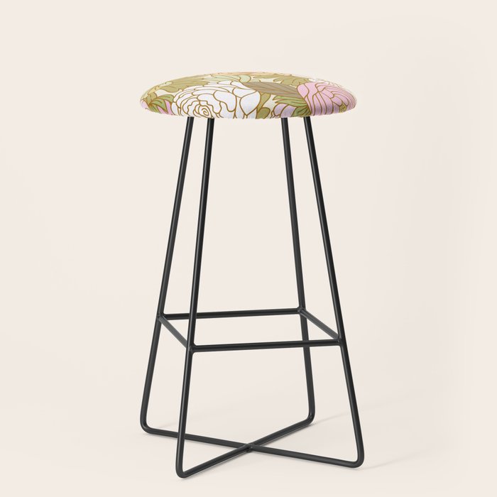 Boho Blooms | Light Pastel Stool Gallery Image 1