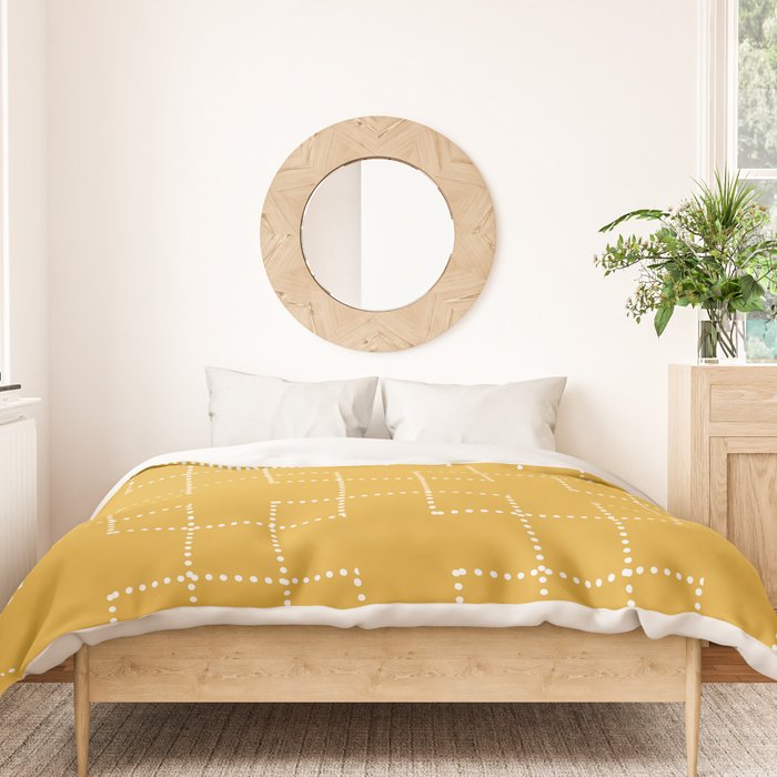 Embrace (Yellow) Duvet Cover Gallery Image 3