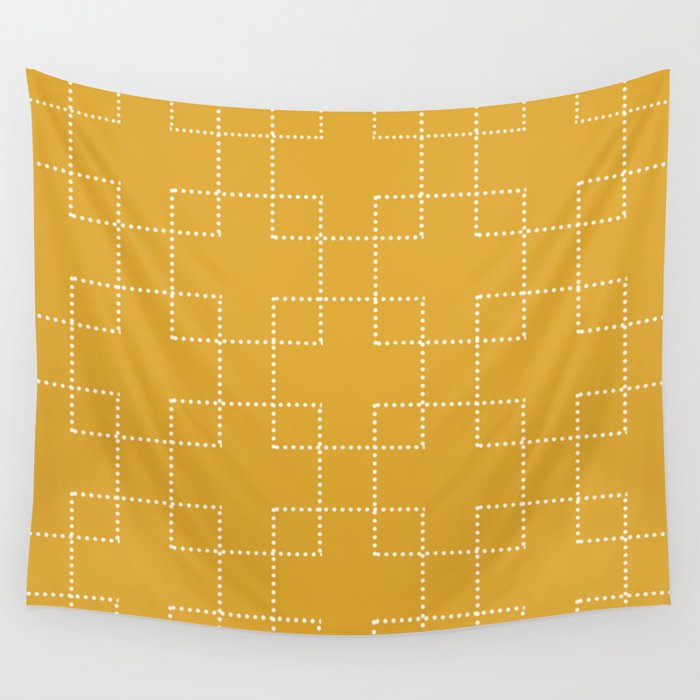 Embrace (Yellow) Wall Tapestry Gallery Image 1