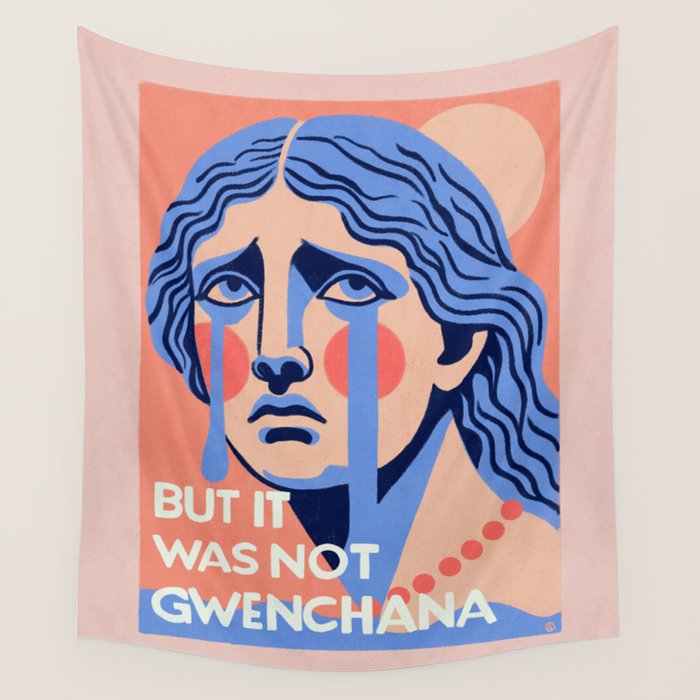 But it was not gwenchana Wall Tapestry Gallery Image 1