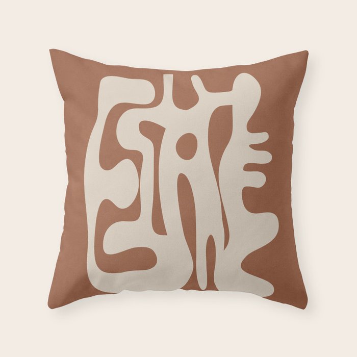 Liquid Harmony 2 Throw Pillow Gallery Image 1