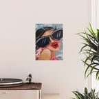 Summertime Girl with Big Black Glasses  Poster Gallery Image 2