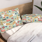 Welsh Corgi london england pattern cute corgis in britain dog breeds by pet friendly Pillow Sham Gallery Image 2