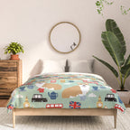 Welsh Corgi london england pattern cute corgis in britain dog breeds by pet friendly Comforter Gallery Image 3