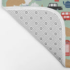 Welsh Corgi london england pattern cute corgis in britain dog breeds by pet friendly Bath Mat Gallery Image 2