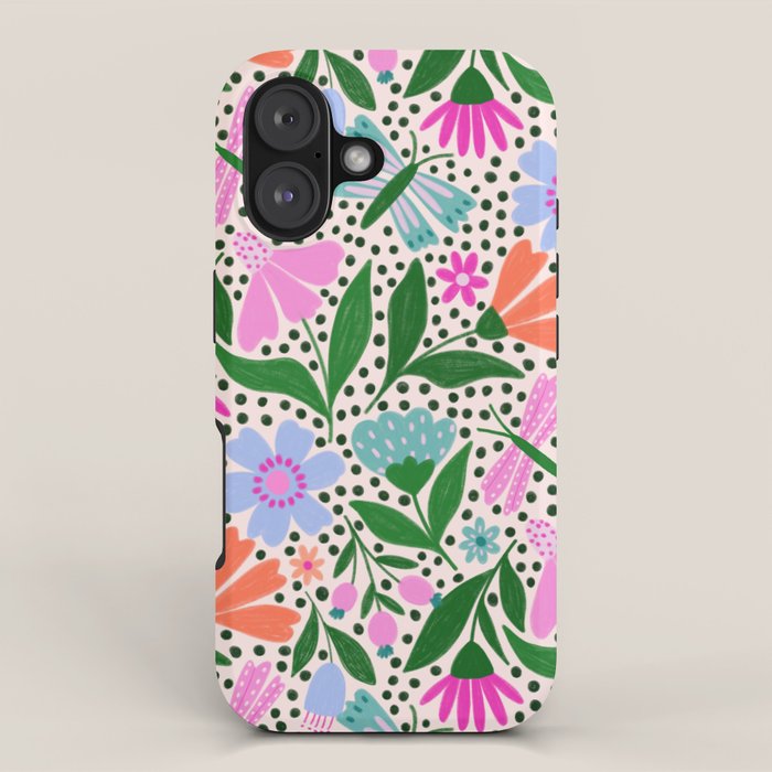 Summery Bright Floral  iPhone Case Gallery Image 1