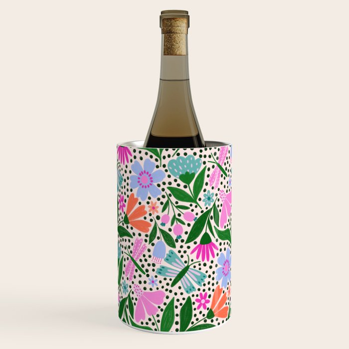 Summery Bright Floral  Wine Chiller Gallery Image 3