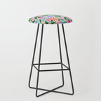 Summery Bright Floral  Stool Gallery Image 1