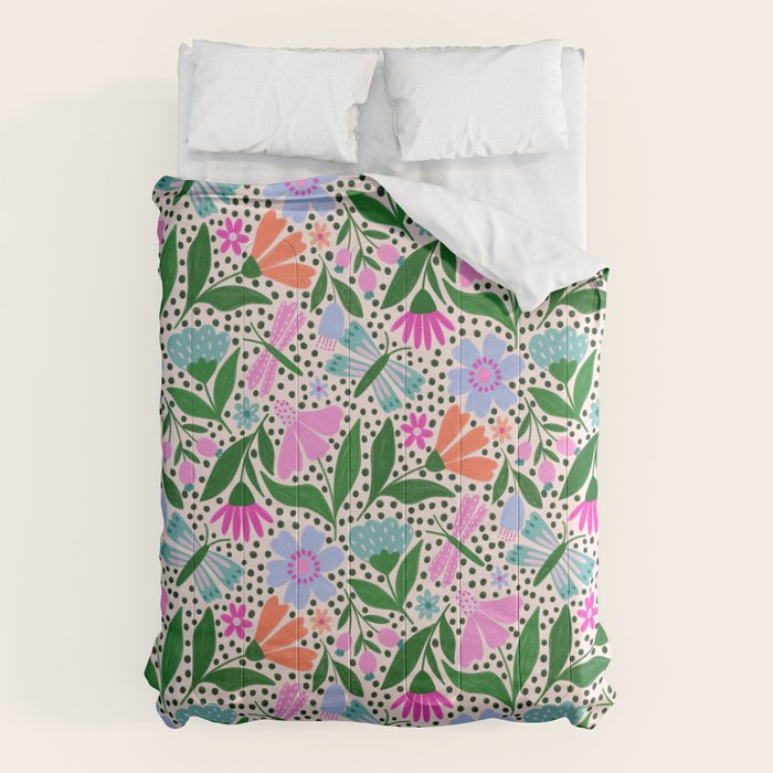 Summery Bright Floral  Comforter Gallery Image 6