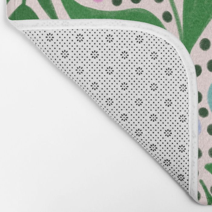 Summery Bright Floral  Bath Mat Gallery Image 2