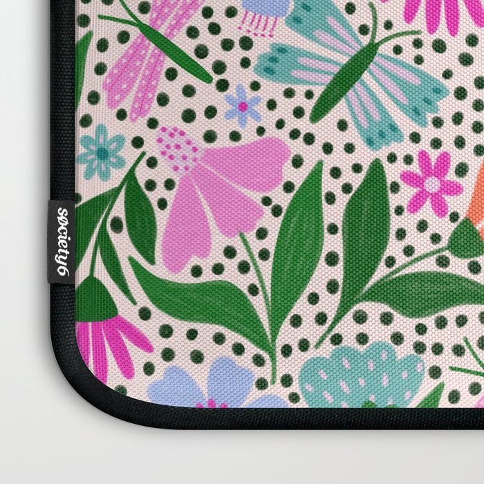 Summery Bright Floral  Laptop Sleeve Gallery Image 3