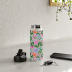 Summery Bright Floral  Water Bottle Gallery Image 4