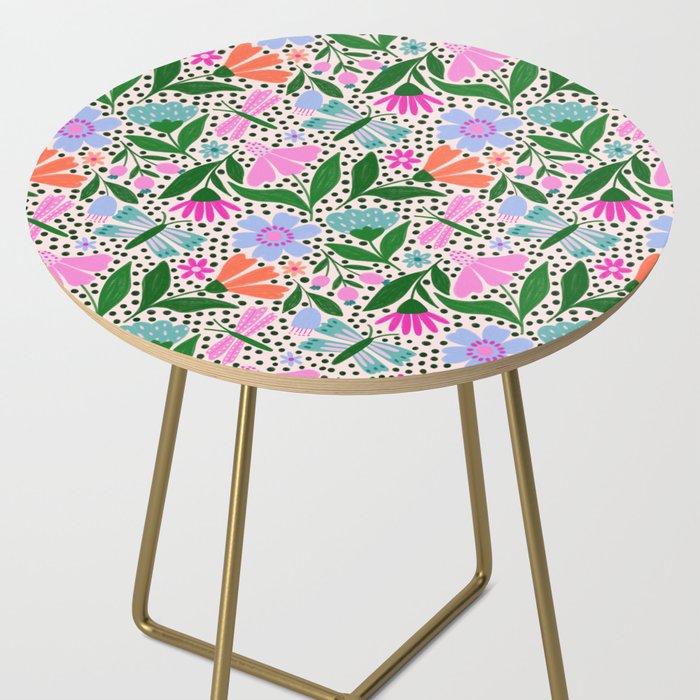 Summery Bright Floral  Side Table Gallery Image 2