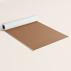 Burnt Orange Clay Solid Color Yoga Mat Gallery Image 2