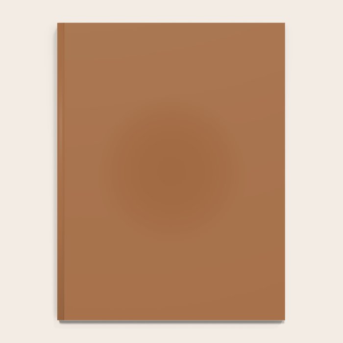 Burnt Orange Clay Solid Color Notebook Gallery Image 4