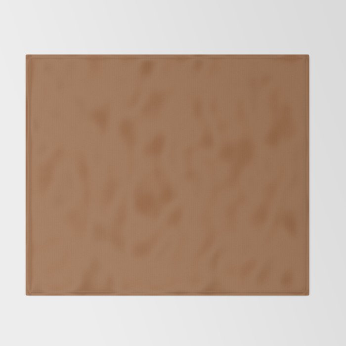 Burnt Orange Clay Solid Color Throw Blanket Gallery Image 2