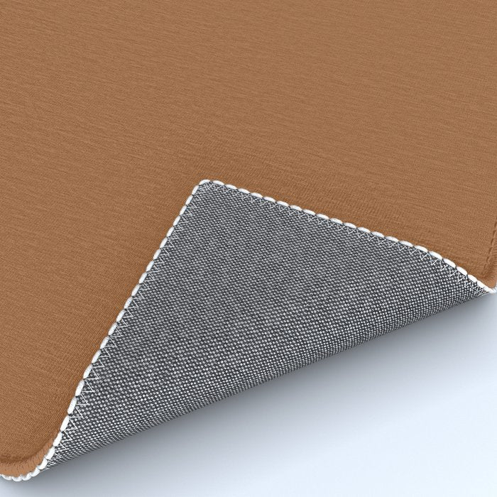Burnt Orange Clay Solid Color Rug Gallery Image 4