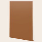 Burnt Orange Clay Solid Color Wallpaper Gallery Image 2