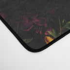 Midnight Hours Dark Vintage Flowers Garden Desk Mat Gallery Image 4