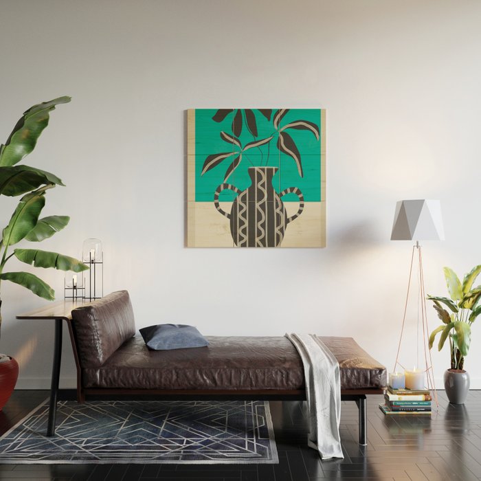 Minimalist Flora 7 Wood Wall Art Gallery Image 2