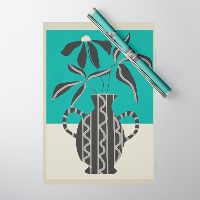 Minimalist Flora 7 Wrapping Paper Gallery Image 1
