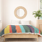 Mid-century zebra Duvet Cover Gallery Image 3