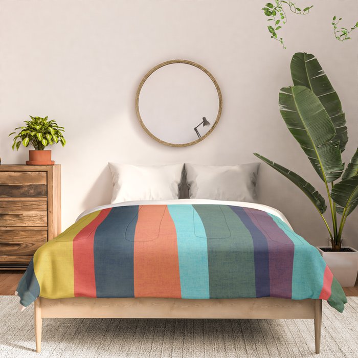 Mid-century zebra Comforter Gallery Image 3