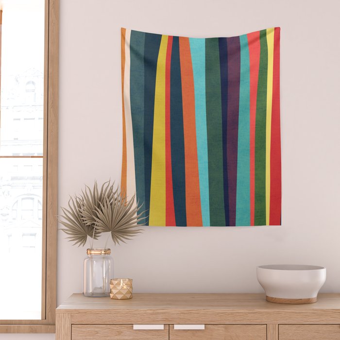 Mid-century zebra Wall Tapestry Gallery Image 2