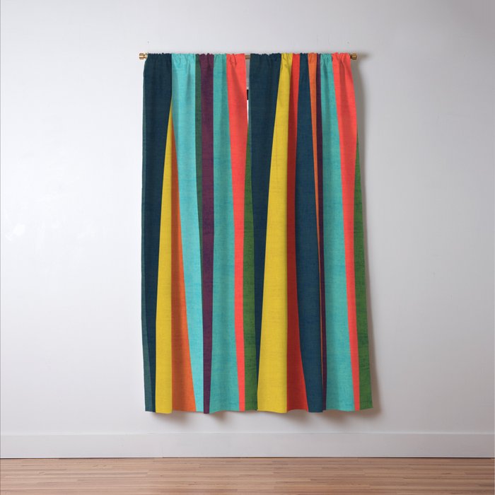 Mid-century zebra Window Curtain Gallery Image 3