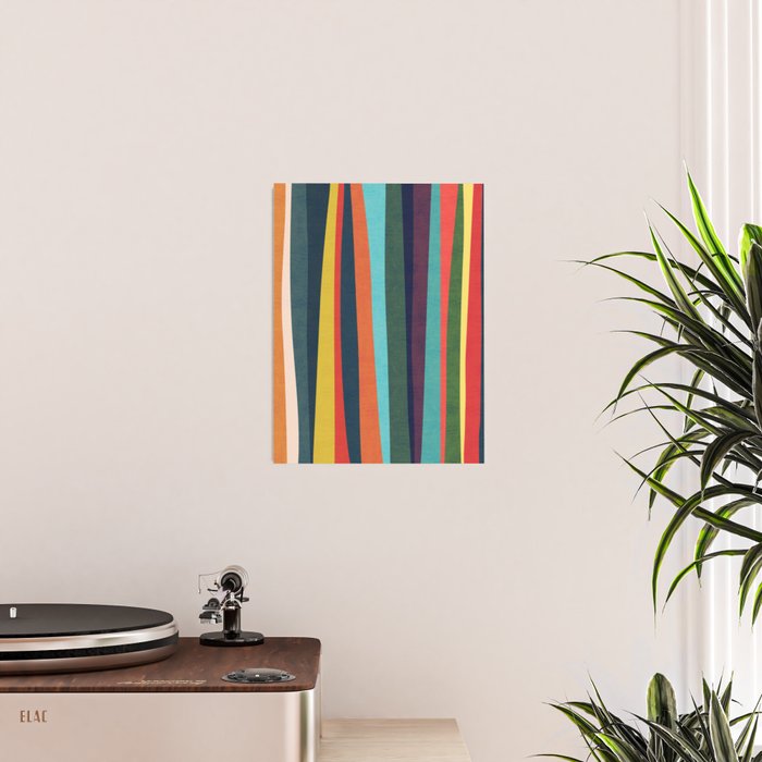 Mid-century zebra Poster Gallery Image 2