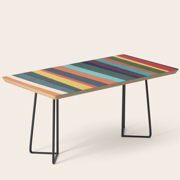Mid-century zebra Coffee Table Gallery Image 1