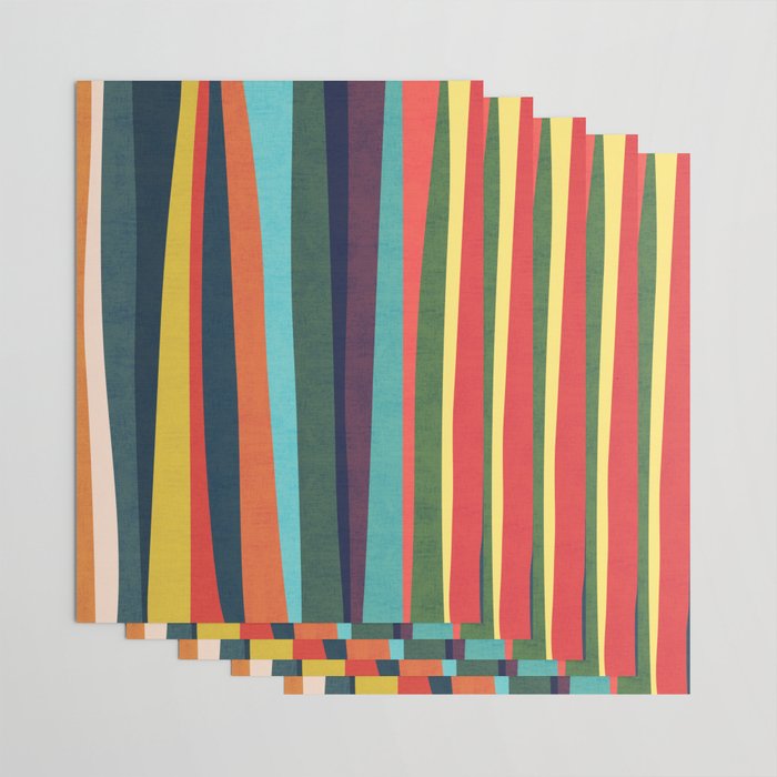 Mid-century zebra Wrapping Paper Gallery Image 3