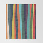 Mid-century zebra Throw Blanket Gallery Image 2