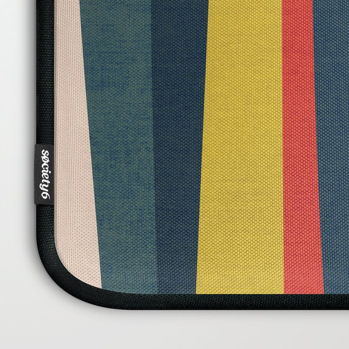 Mid-century zebra Laptop Sleeve Gallery Image 3