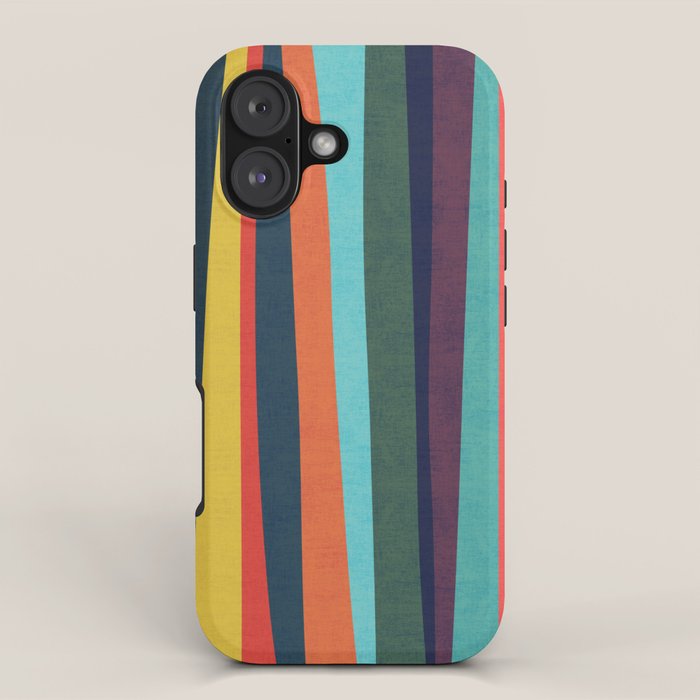 Mid-century zebra iPhone Case Gallery Image 1