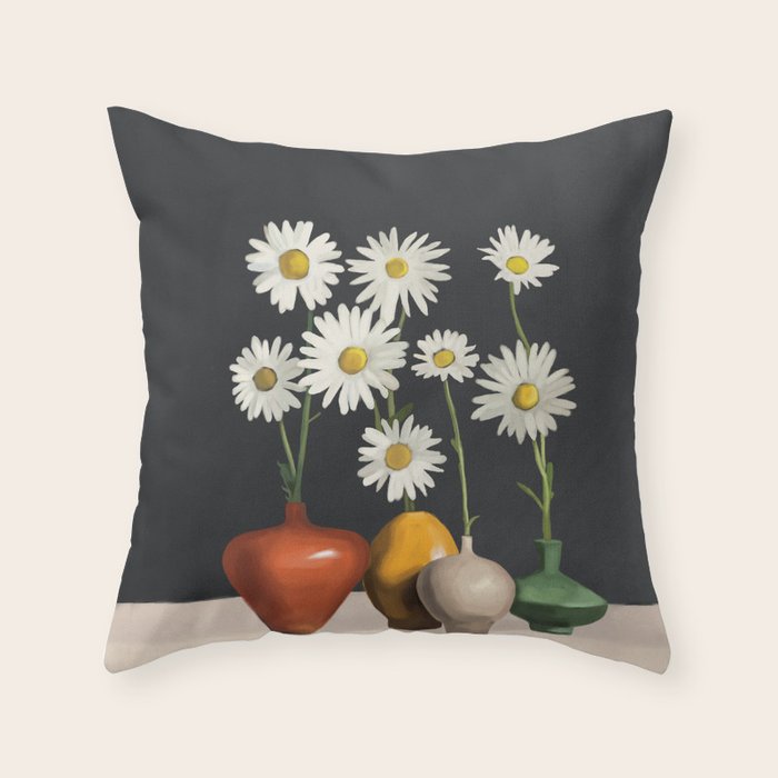 Daisy Harmony 2 Throw Pillow Gallery Image 6