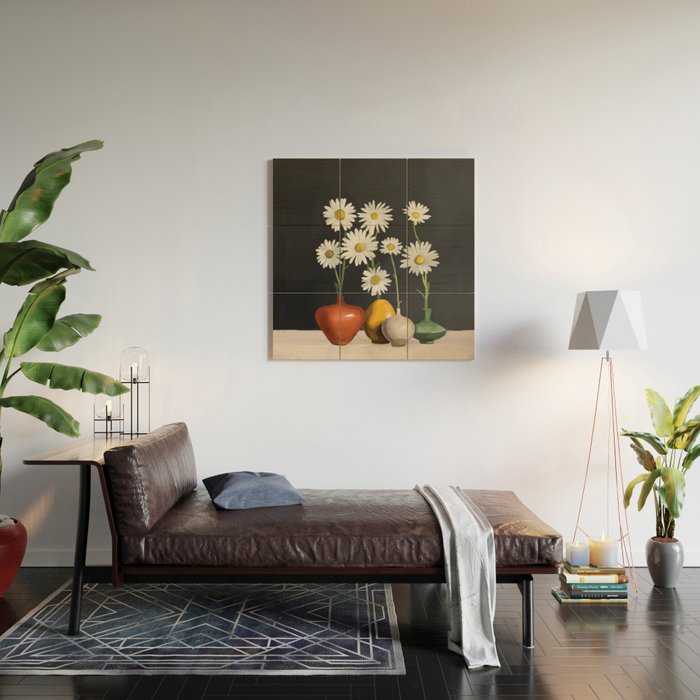 Daisy Harmony 2 Wood Wall Art Gallery Image 2