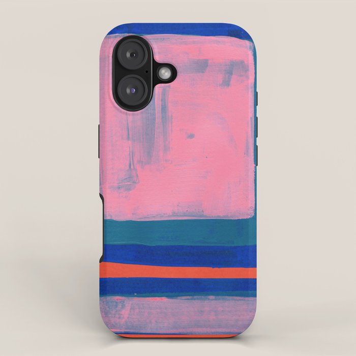 Double Blue Pink Colourfield  iPhone Case Gallery Image 1