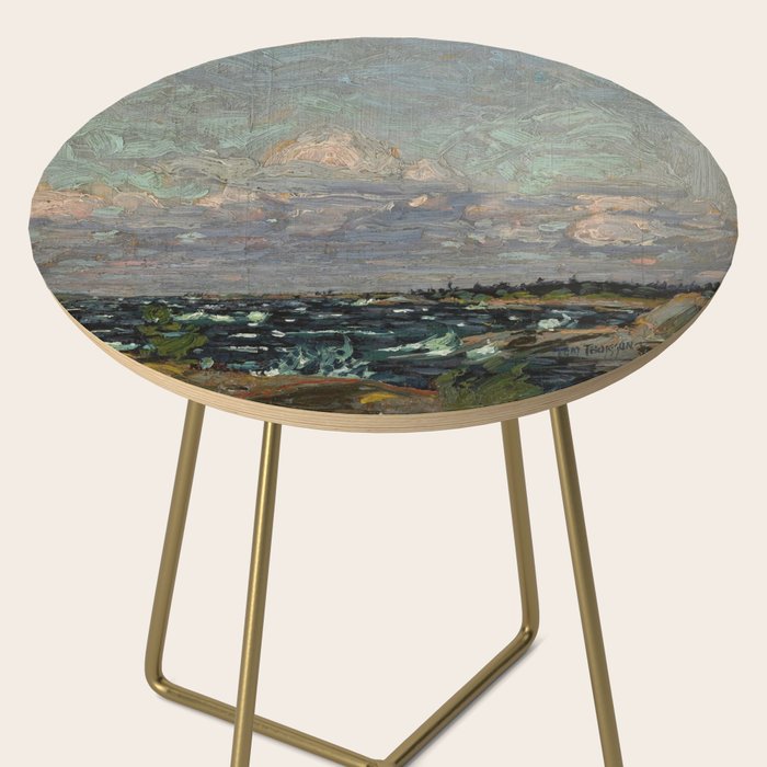 Tom Thomson Windy Day- Rough Weather in the Islands 1914. Canadian Landscape Artist Side Table Gallery Image 2