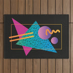Memphis Pattern 24 - 80s / 90s Retro Outdoor Rug Gallery Image 1
