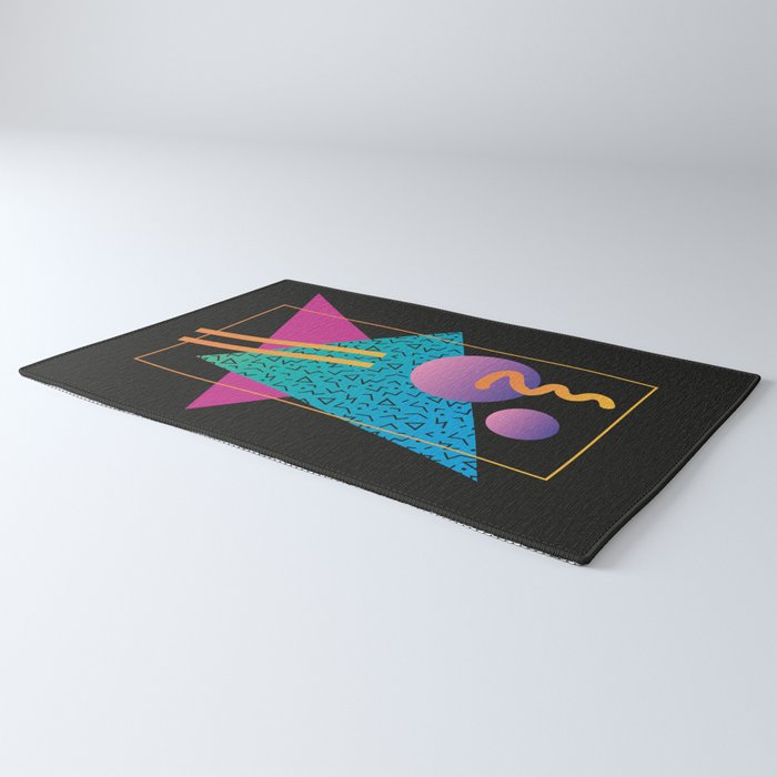 Memphis Pattern 24 - 80s / 90s Retro Rug Gallery Image 3