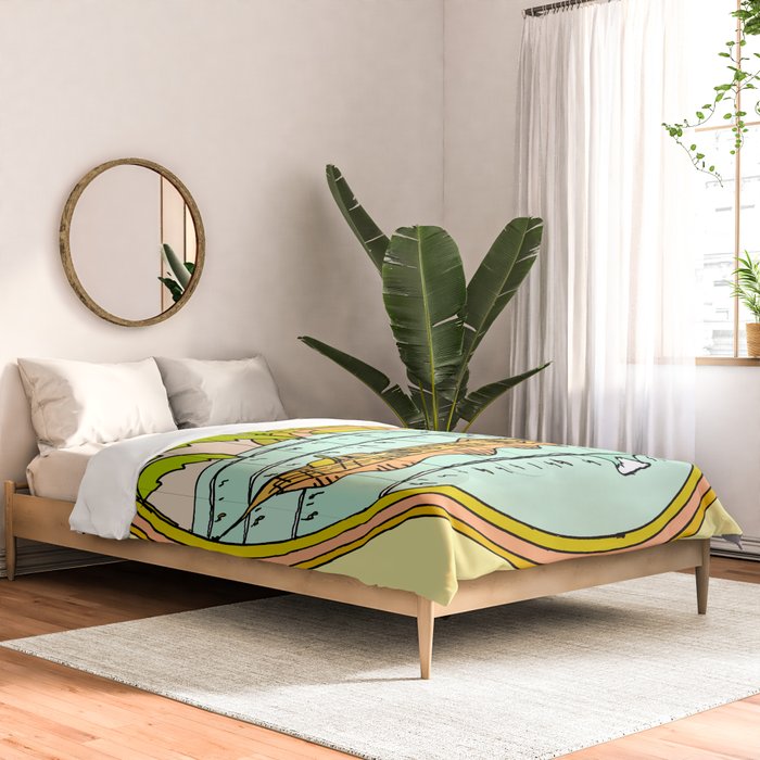 peaceful hammock life Comforter Gallery Image 2