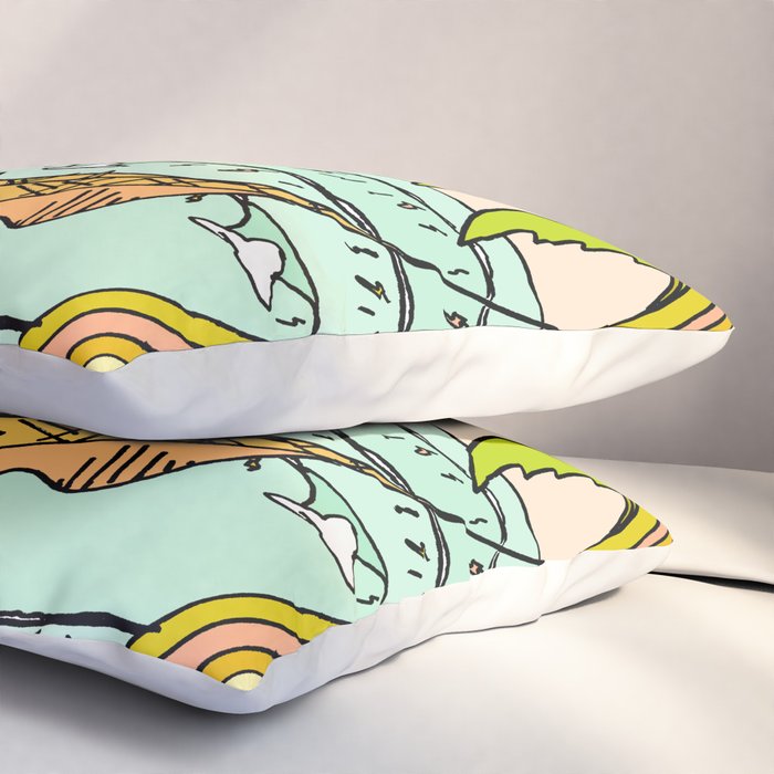 peaceful hammock life Pillow Sham Gallery Image 3