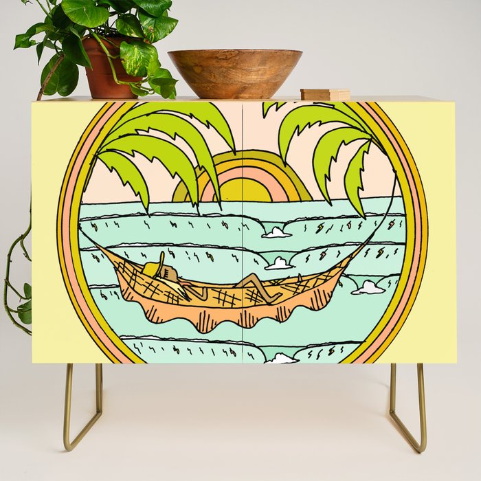 peaceful hammock life Credenza Gallery Image 1