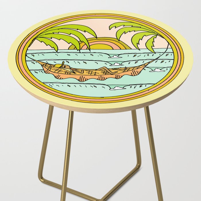 peaceful hammock life Side Table Gallery Image 2