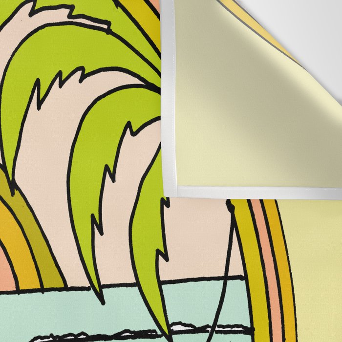 peaceful hammock life Wall Tapestry Gallery Image 3