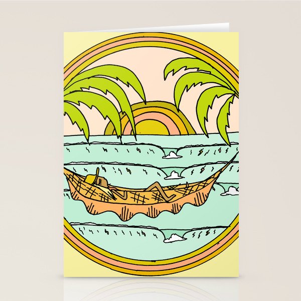 peaceful hammock life Stationery Card Gallery Image 2