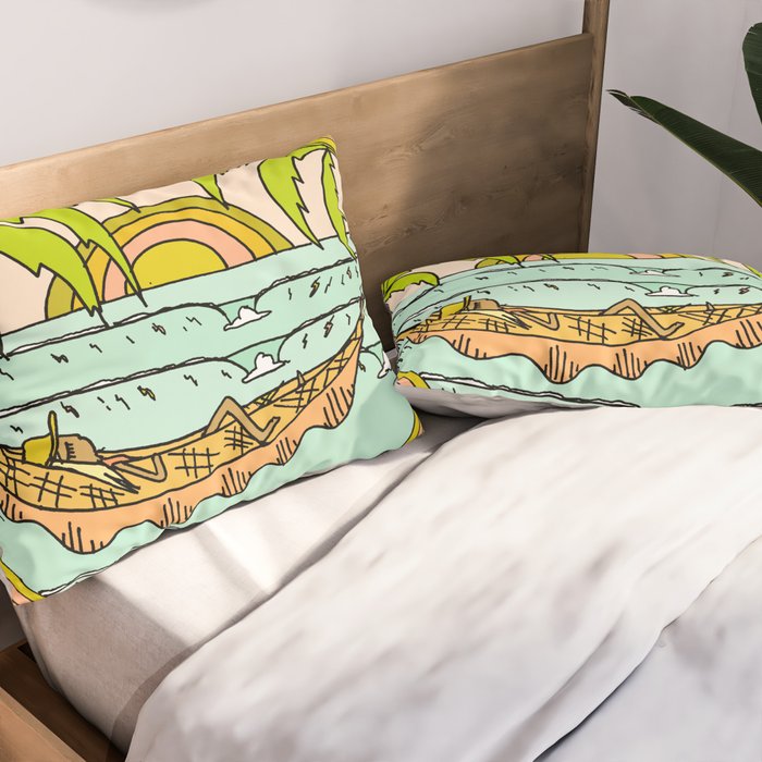 peaceful hammock life Pillow Sham Gallery Image 2