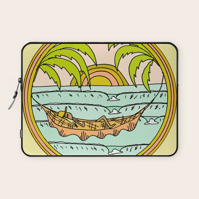 peaceful hammock life Laptop Sleeve Gallery Image 1