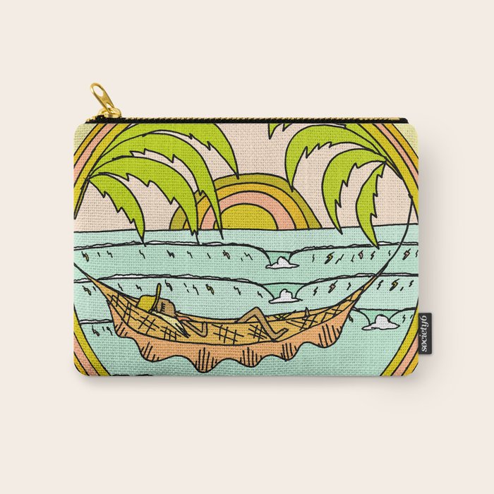 peaceful hammock life Carry All Pouch Gallery Image 1
